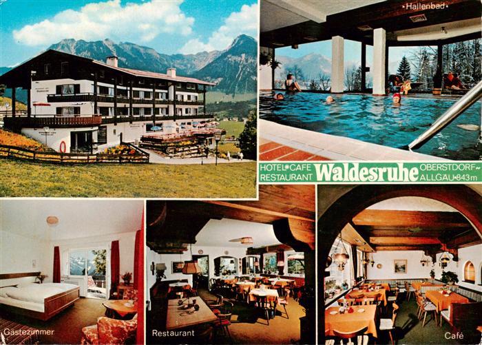 Oberstdorf Hotel Cafe Restaurant Waldesruhe Hallenbad Gaestezimmer Cafe