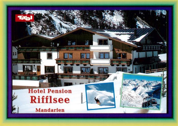 Mandarfen Pitztal Tirol AT Hotel Pension Rifflsee