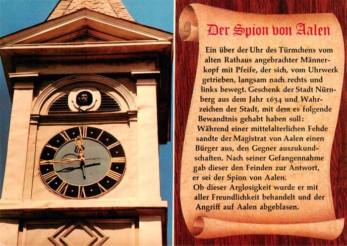 Aalen BW Uhrturm am alten Rathaus