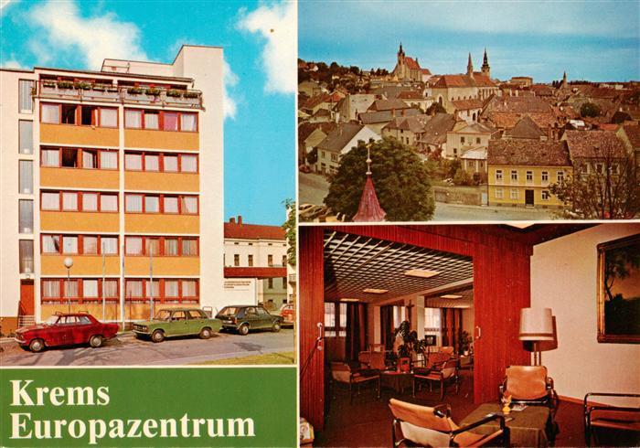 Krems Donau AT Europazentrum Gastraum Stadtblick