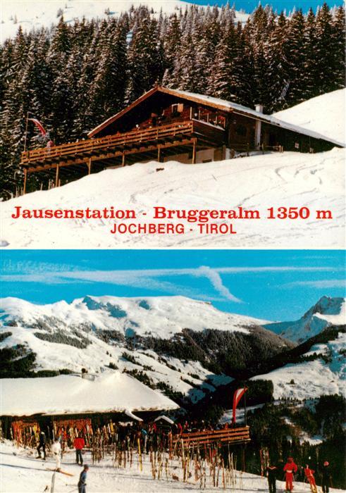 Jochberg Tirol AT Jausenstation Bruggeralm Panorama