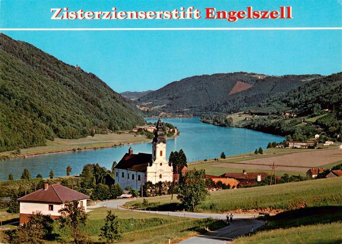Engelszell Oberoesterreich Zisterzienserstift Engelszell Fliegeraufnahme