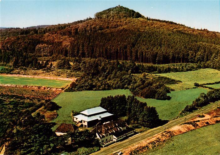 Hohe Acht 747m Siebenbach Berghotel Restaurant Cafe Hohe Acht Fliegeraufnahme