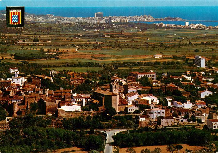 Calonge Vista general Al fondo San Antonio y Palamos