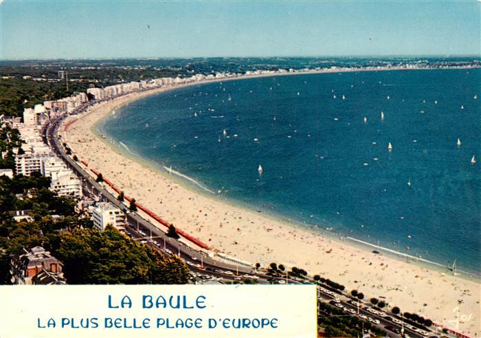 La Baule sur Mer La-Baule-les-Pins 44 La plus Belle Plage d’Europe Vue aerien