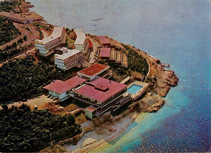 Pula Pola Croatia Zlatne stijene Hotel Splendid Fliegeraufnahme