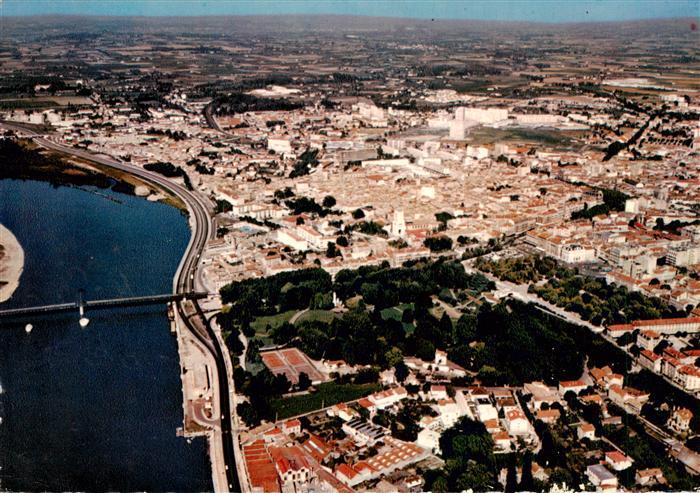 Valence 26 Vue generale aerienne Autoroute Le Rhone