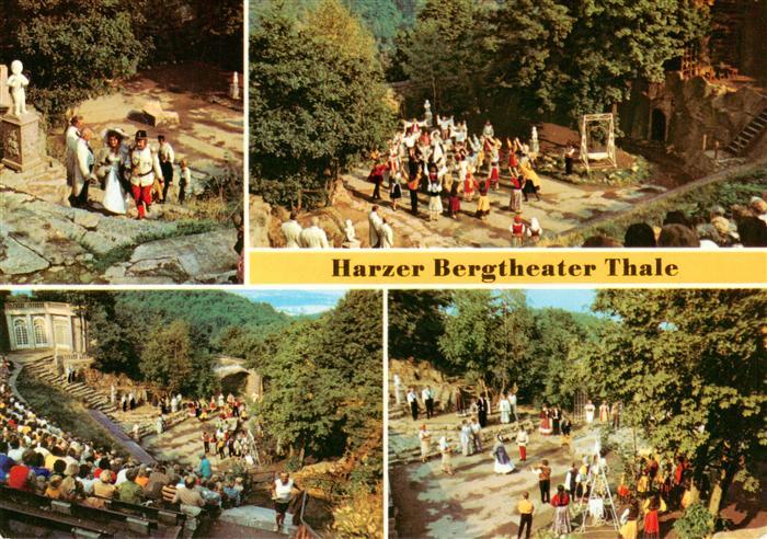 Thale Harz Harzer Bergtheater Schauspiel Teilansichten