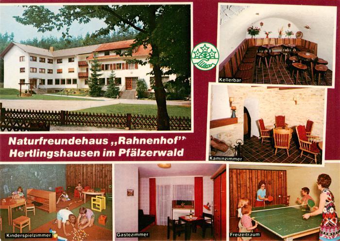Hertlingshausen Naturfreundehaus Rahnenhof Kellerbar Kaminzimmer Kinderspielzimm