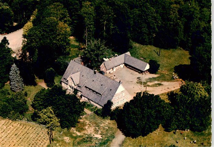 Wingst Jugendherberge Waldhof Fliegeraufnahme