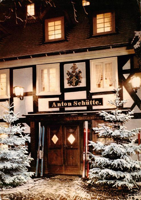 Oberkirchen Sauerland Schmallenberg Gasthof Schuette