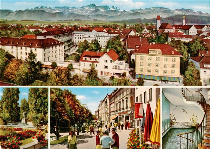 Bad Woerishofen Kuranstalt Sebastianeum und Kneipp Denkmal