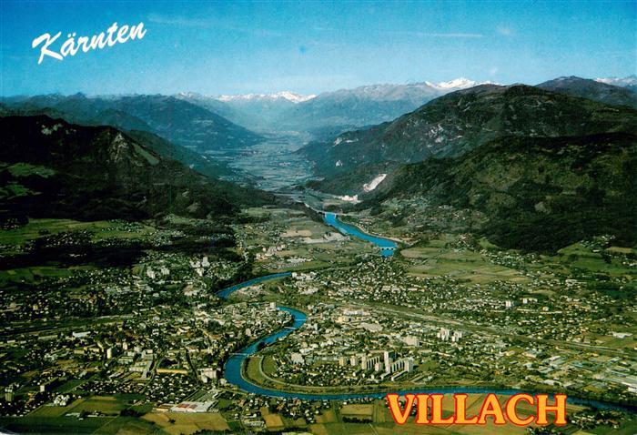 Villach Kaernten AT Fliegeraufnahme