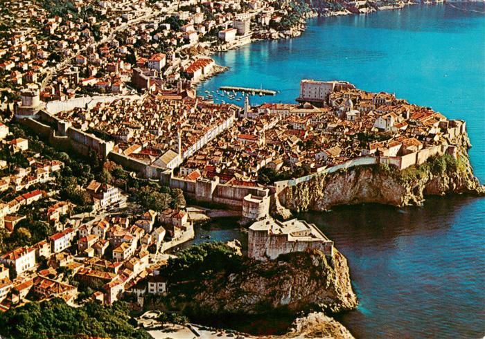 Dubrovnik Ragusa Croatia Fliegeraufnahme
