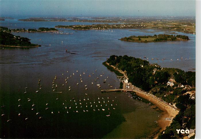 La Pointe d Arradon 56 Morbihan Ile aux Moines Port Blanc Vue aerienne