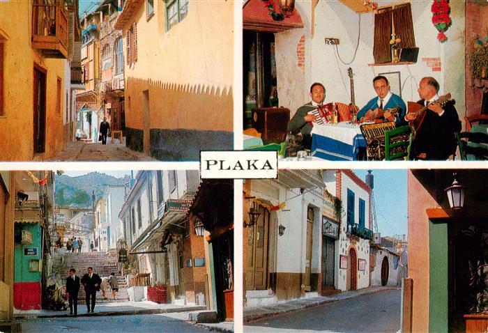 Plaka Athens Greece Ortsmotive