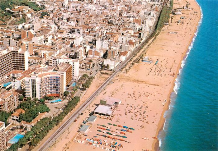 CALELLA de la Costa ES Fliegeraufnahme