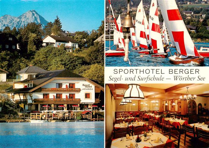 Velden  Woerthersee AT Sporthotel Berger Segel und Surfschule Gastraum