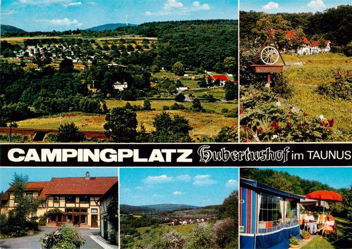 Niederjosbach Campingplatz Hubertushof Panorama Teilansichten
