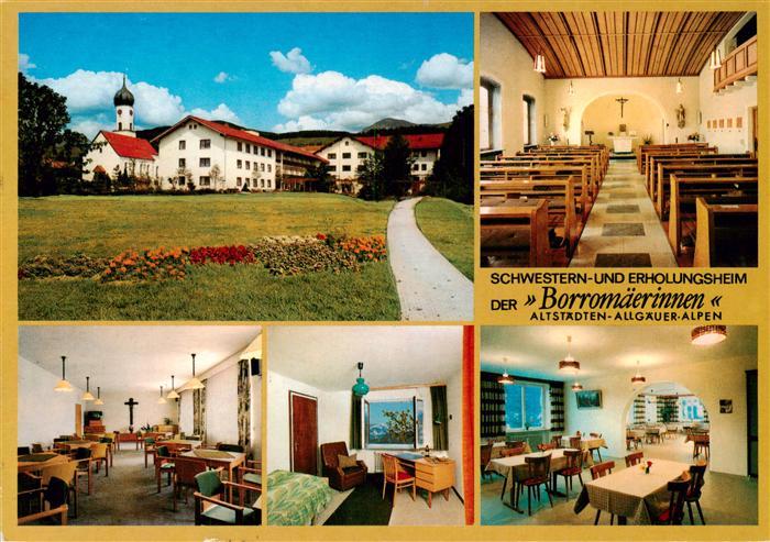 Altstaedten Allgaeu Schwestern und Erholungsheim Gastraeume Zimmer Hauskapelle