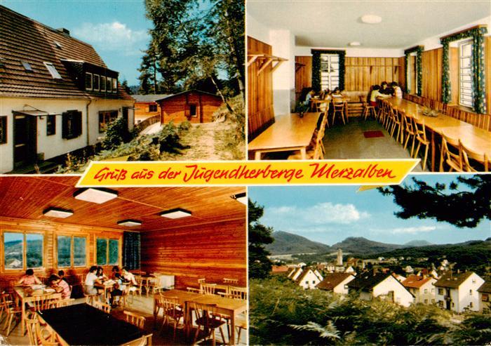 Merzalben Jugendherberge Gastraeume Panorama