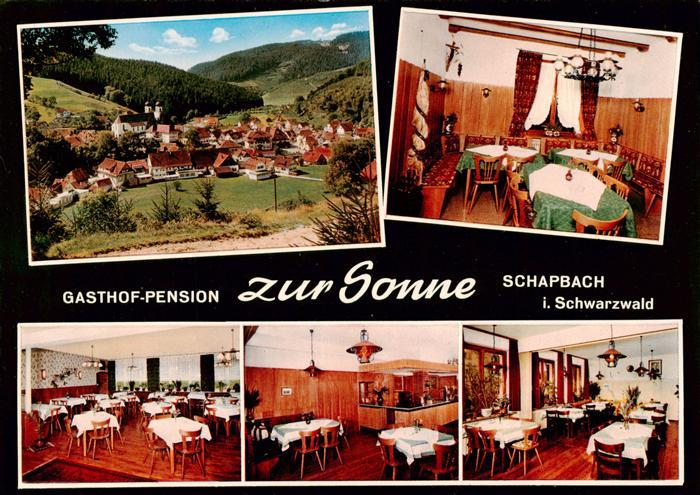 Schapbach Panorama Gasthof Pension Zur Sonne Gastraeume