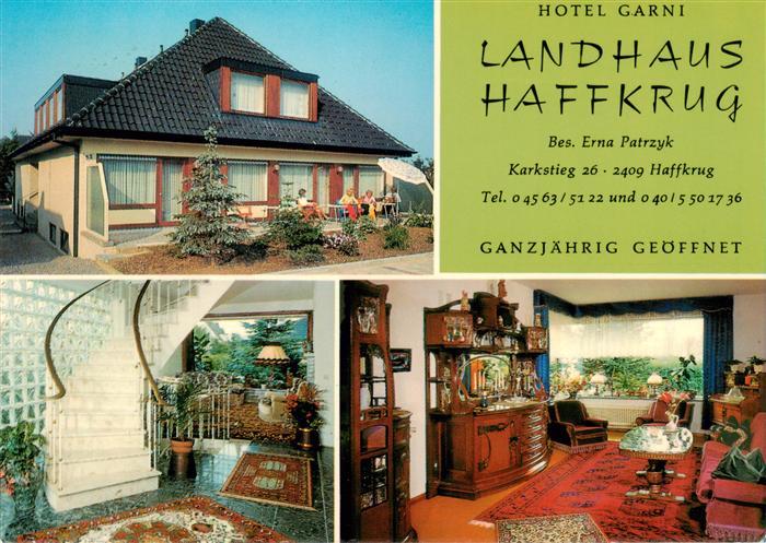 Haffkrug Scharbeutz Ostseebad Hotel Garni Landhaus Haffkrug Gastraum Treppenaufg
