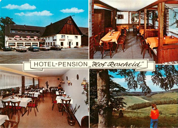 Roscheid Eifel Hotel Pension Hof Roscheid Gastraeume Panorama