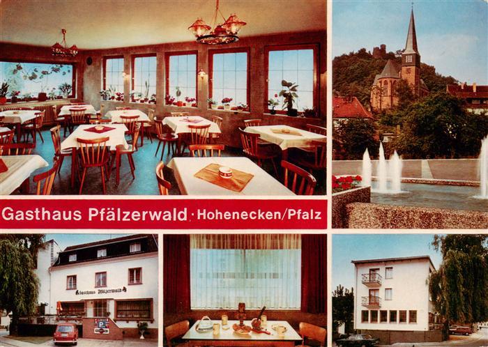 Hohenecken Gasthaus Pfaelzerwald Gastraeume Kirche