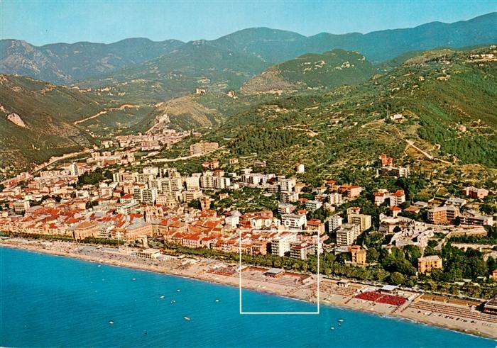 Finale Ligure IT Grand Hotel Moroni Fliegeraufnahme