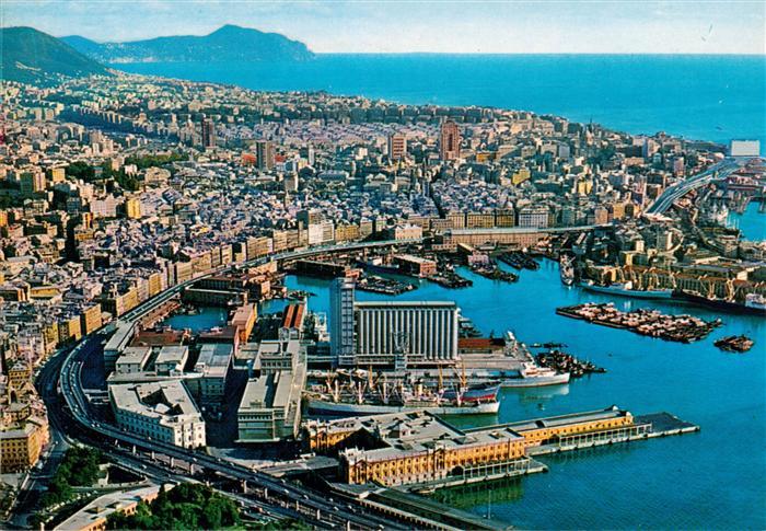 Genova Genua Liguria IT Panorama dall aereo