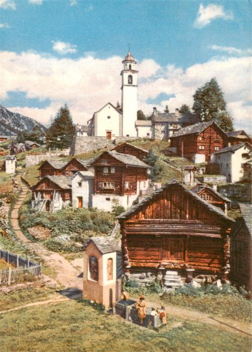Bosco-Gurin TI Walserdorf im Tessin