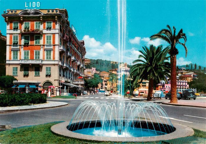 San Margherita Ligure IT Piazza Vittorio Veneto e Hotel Lido