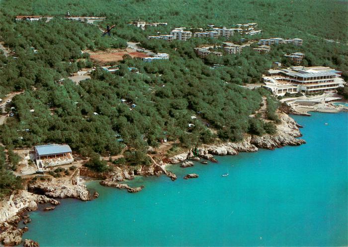 Novi Vindolski Krk Otok Croatia Fliegeraufnahme