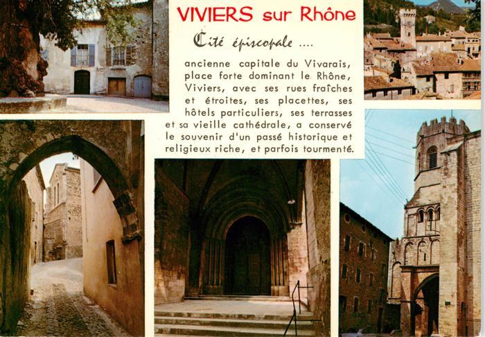 Viviers-sur-Rhone 07 Ardeche Strandpartie Schlossruine