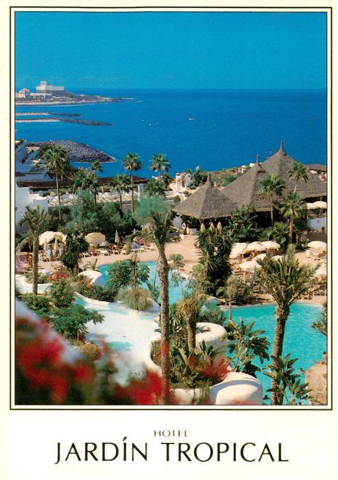Adeje Tenerife ES Hotel Jardin Tropical Badelandschaft