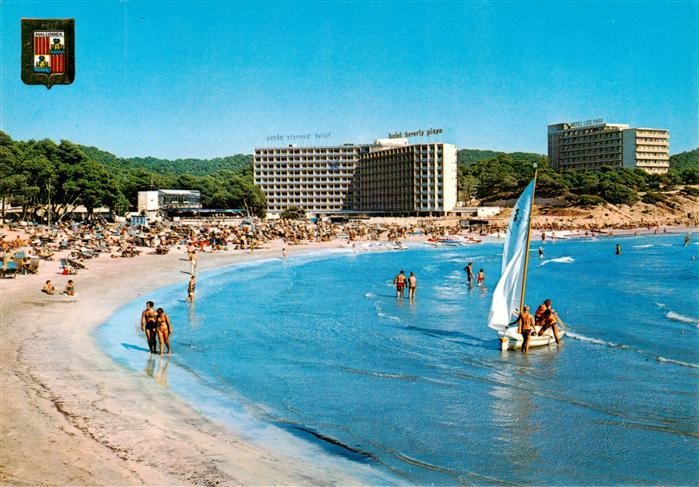 Paguera Mallorca Islas Baleares ES Hotel Beverly Playa Strandpartie