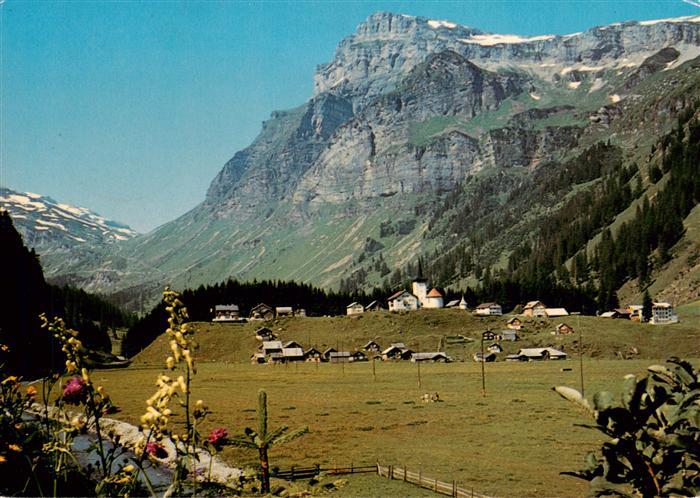 Urnerboden UR an der Klausenstrasse Panorama Feldpost