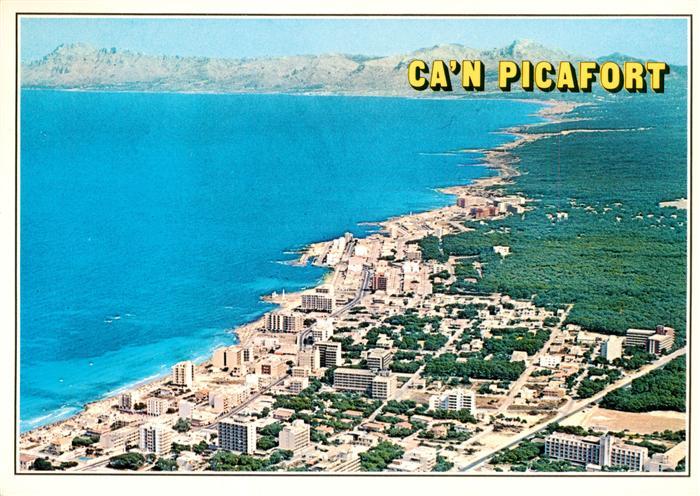 Can Picafort Mallorca ES Fliegeraufnahme