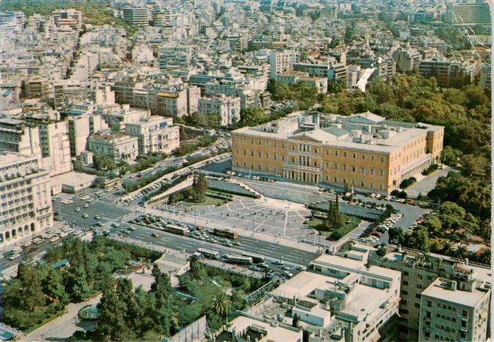 Athen Athenes Greece Stadtzentrum mit Platz der Verfassung