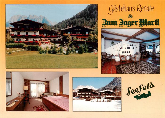 Seefeld Tirol Gaestehaus Renate und Zum Jager Martl Gastraeume