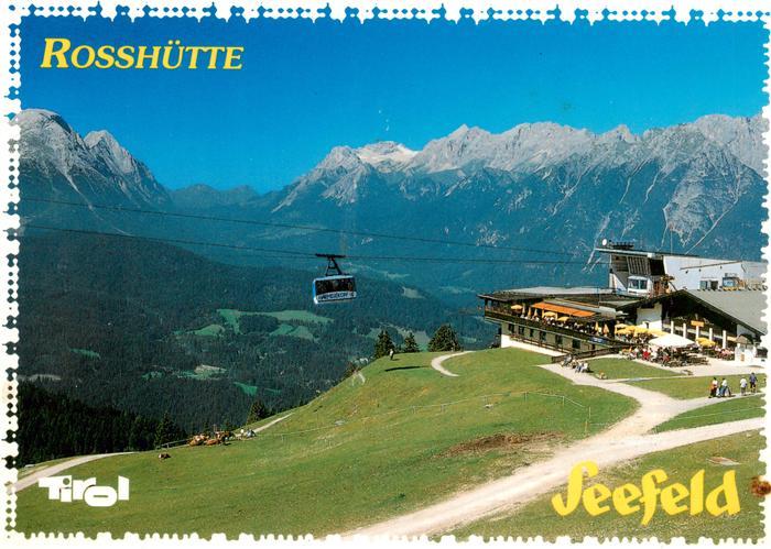 Seefeld Tirol Wanderparadies Rosshuette mit Zugspitze und Wettersteingebirge
