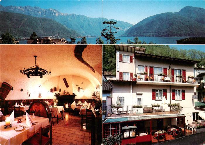 Melide Lago di Lugano Panorama Al Boccalino Grotto Ristorante con alloggo