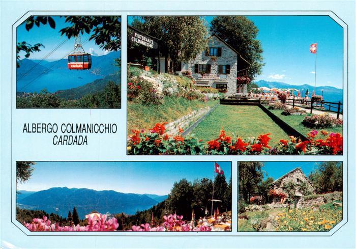 Cardada Locarno TI Seilbahn Albergo Colmanicchio Panorama