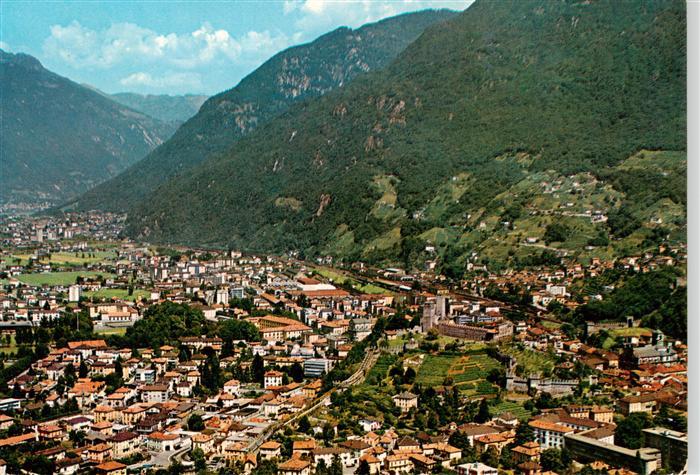 Bellinzona TI Fliegeraufnahme