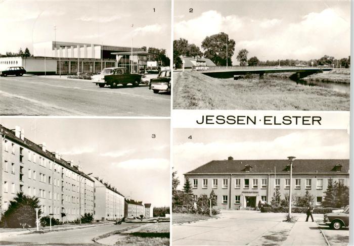 Jessen Elster Kulturhaus Friedensbruecke Heinrich Rau Strasse Poliklinik