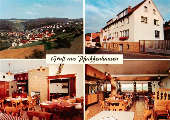 Pfaffenhausen Hammelburg Panorama Gasthaus zum Goldenen Stern Gastraeume