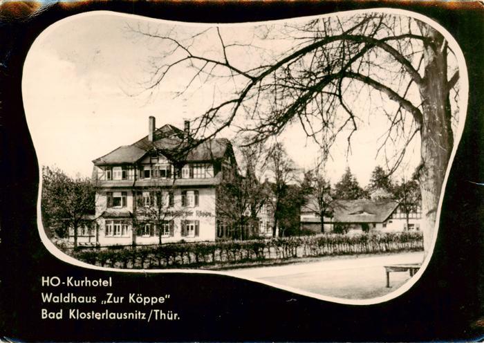 Bad Klosterlausnitz HO Kurhotel Waldhaus Zur Koeppe
