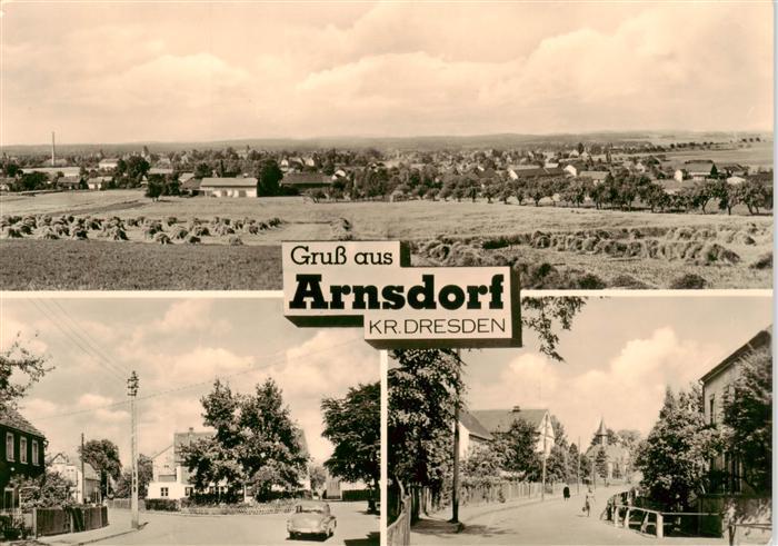 Arnsdorf Dresden Panorama Ortspartien