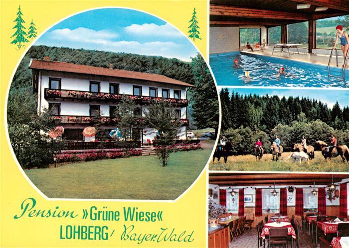 Lohberg Lam Pension Gruene Wiese Hallenbad Reiter Gastraum